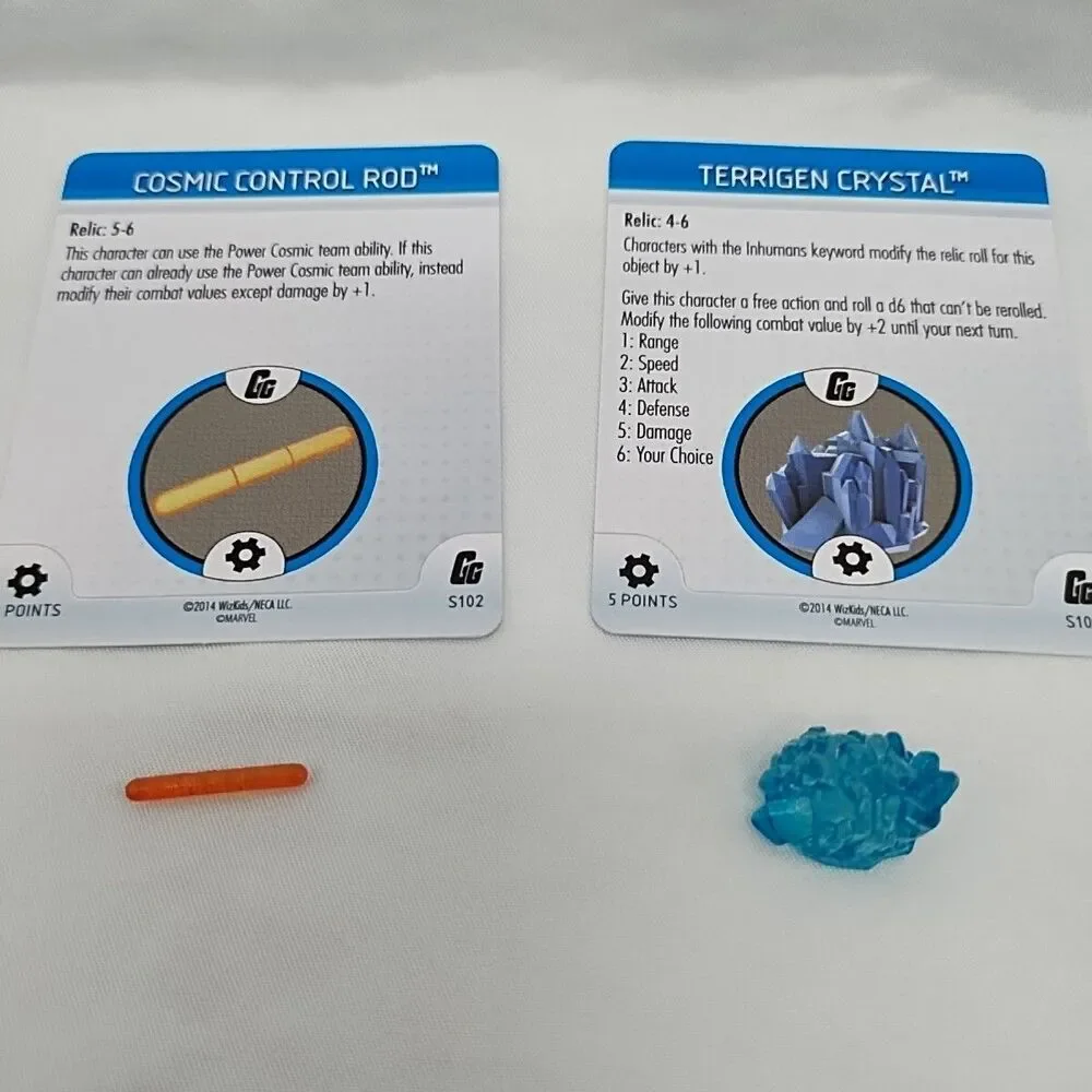 Heroclix Guardians Of The Galaxy Cosmic Control Rod Terrigen Crystal Resources